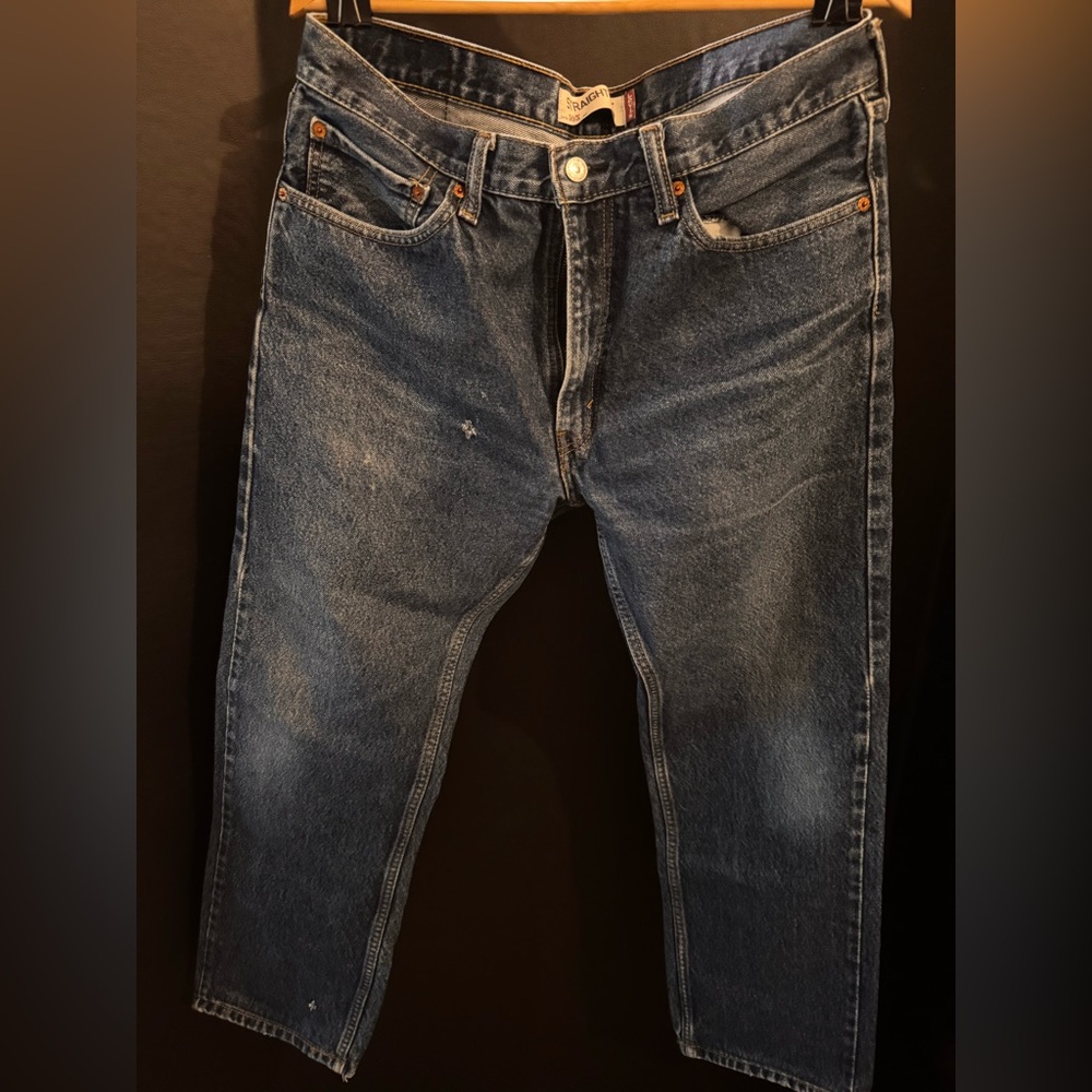 Levi's Men's 505 Blue Jeans 36x32